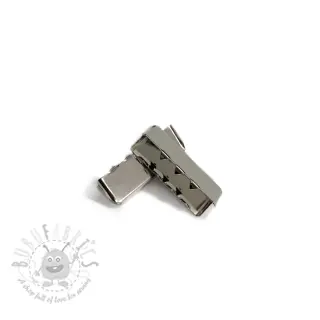 Metalen Eindkapje 25 mm silver