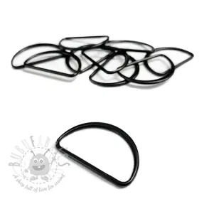 Halve ring 25 mm black