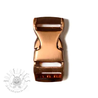 Metalen Gesp Drietand 25 mm copper