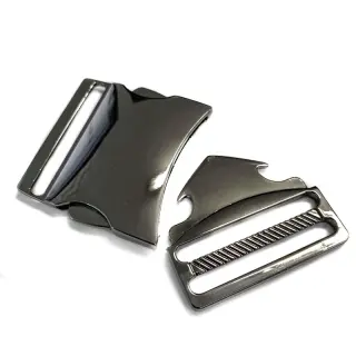 Kovová spona trojzubec 40 mm anthracite