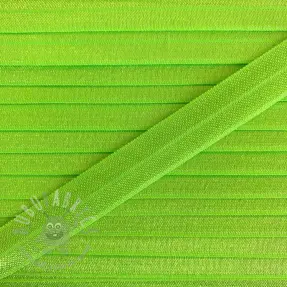 Omvouwelastiek 15 mm neon green