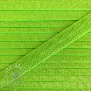 Omvouwelastiek 15 mm neon green