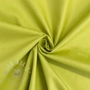 Katoenen popeline old lime