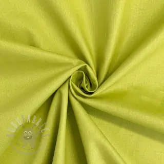 Katoenen popeline old lime