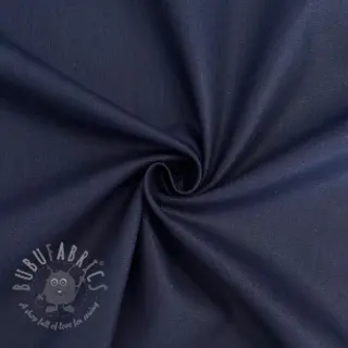 Katoenen popeline navy