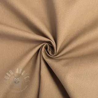 Katoenen popeline taupe