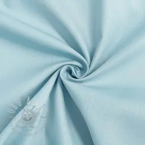 Katoenen popeline light blue