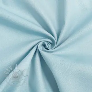 Katoenen popeline light blue