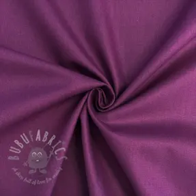 Katoenen popeline dark purple