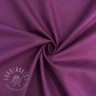 Katoenen popeline dark purple