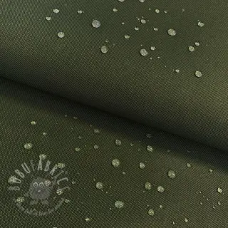 Windjasstof met waterafstotende afwerking dark green