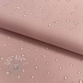 Windjasstof met waterafstotende afwerking old rose