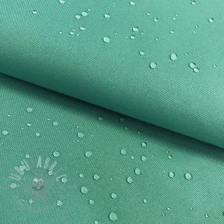 Windjasstof met waterafstotende afwerking teal