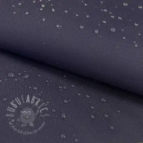 Windjasstof met waterafstotende afwerking navy