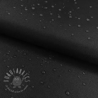 Windjasstof met waterafstotende afwerking black