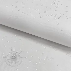 Windjasstof met waterafstotende afwerking white
