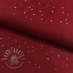 Windjasstof met waterafstotende afwerking dark red