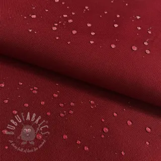Windjasstof met waterafstotende afwerking dark red