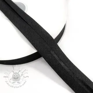 Boordstrook katoen black