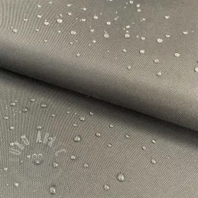 Windjasstof met waterafstotende afwerking grey