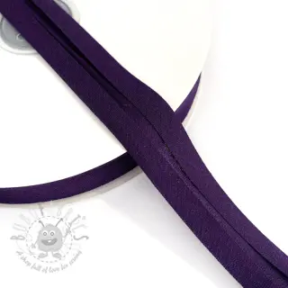 Boordstrook katoen purple