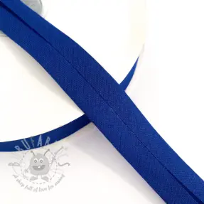 Boordstrook katoen cobalt