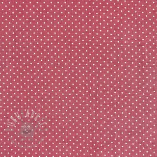 Katoenen stof Petit dots blush