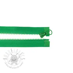 Ritssluiting deelbaar 65 cm grass green