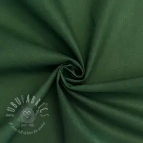 Katoenen popeline dark green