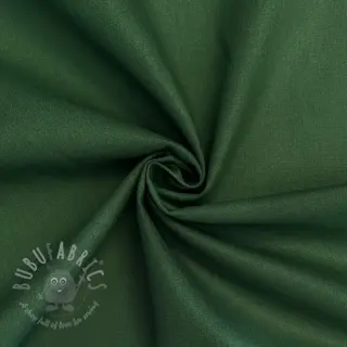 Katoenen popeline dark green