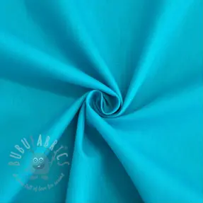 Katoenen popeline light turquoise