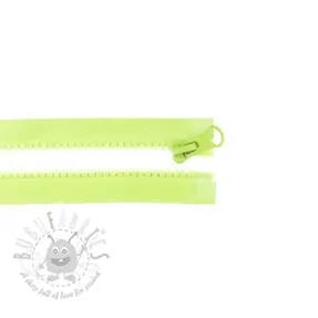 Ritssluiting deelbaar 75 cm lime