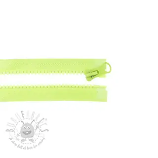 Ritssluiting deelbaar 75 cm lime