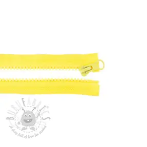 Ritssluiting deelbaar 65 cm yellow