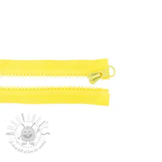 Ritssluiting deelbaar 65 cm yellow