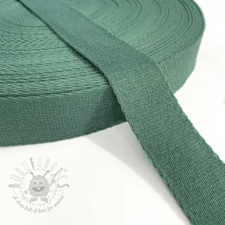 Tassenband katoen 4 cm dark old green