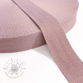 Tassenband katoen 4 cm old pink