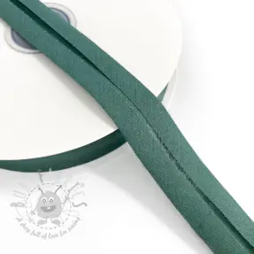 Boordstrook katoen dark old green