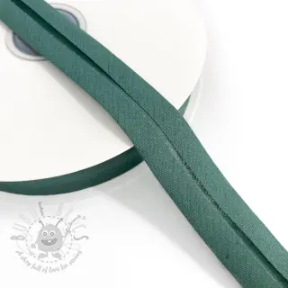 Boordstrook katoen dark old green