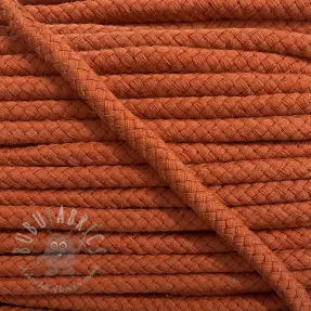 Katoenen koord 8 mm dark orange