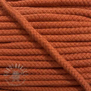 Katoenen koord 8 mm dark orange