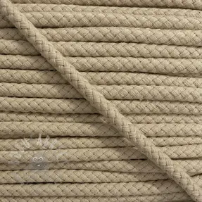 Katoenen koord 8 mm pebble
