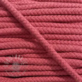 Katoenen koord 8 mm coral