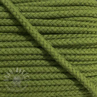 Katoenen koord 8 mm olive green