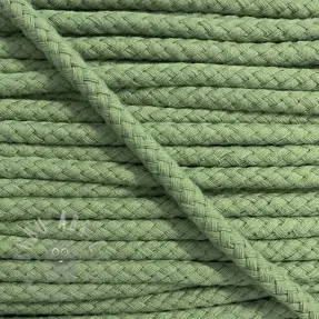 Katoenen koord 8 mm dark old green