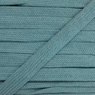 Bavlnená šnúra plochá 13 mm baby blue