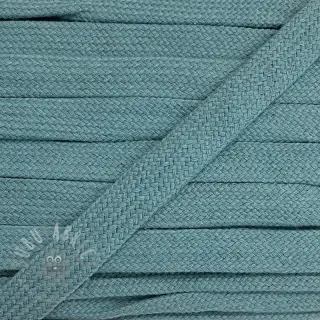 Katoenen koord plat 13 mm baby blue