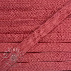 Katoenen koord plat 13 mm coral