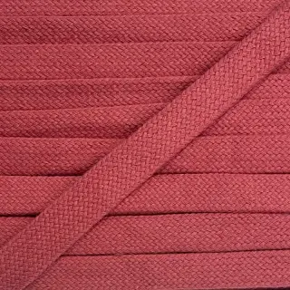 Bavlnená šnúra plochá 13 mm coral