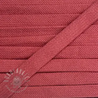 Katoenen koord plat 13 mm coral